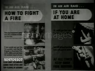 British air raid posters